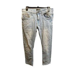 Steve's Jeans Men's Size 30/32 Jeans Light Blue Wash Stretch Slim Fit